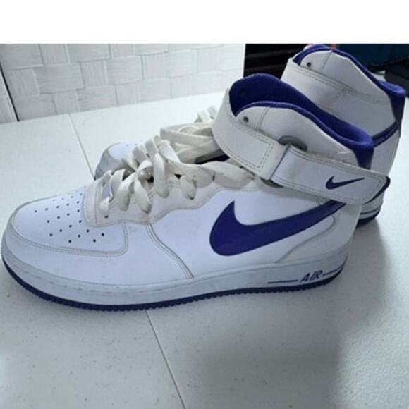 Vintage "AIR FORCE 1" IN Original Box W/Receipt from 6-16-2015, Sz 10 ,Hightop - Picture 3 of 16